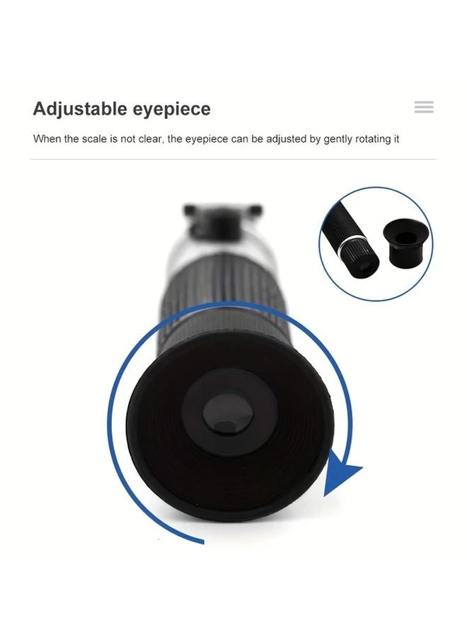 Handheld Refractometer For Honey Brix 58 90 Percent Sugar Content Water Measurement Tool - Image 5